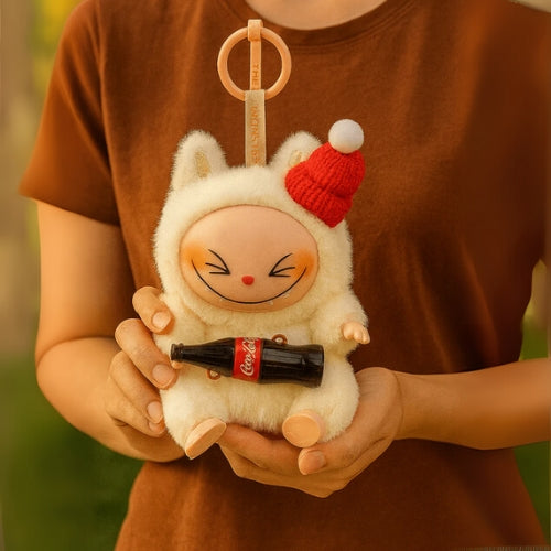 Labubu - Soft Plush Keychain