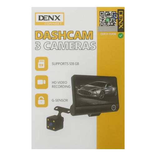 Denx - Dashcam 3 Camera System
